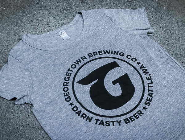 Georgetown Brewing Women's Grey T-shirt