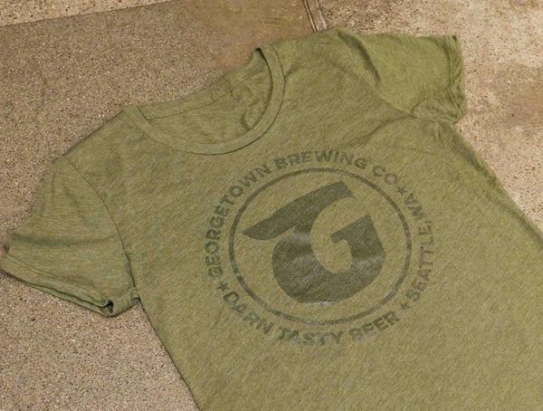 Georgetown Brewing Women's Kale Green T-shirt